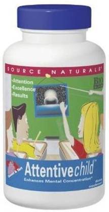 Source Naturals Attentive Child' - 60 Tablets