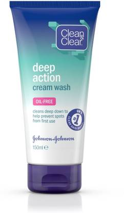 Clean & Clear Deep Action Cream Wash Face Wash