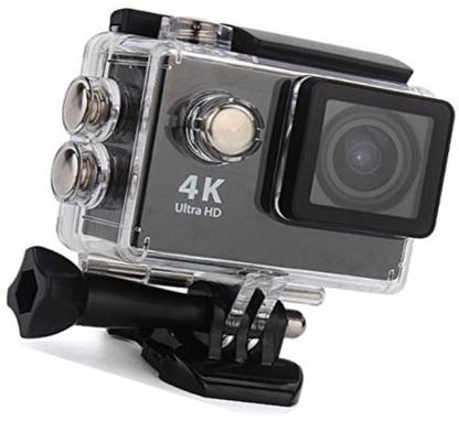 BIRATTY 4k camera 4K HD Action Camera Waterproof with Wi-Fi Full Pack (Black) Sports and Action Camera