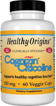 Healthy Origins Cognizin Citicoline 250 mg 60 Veggie Caps