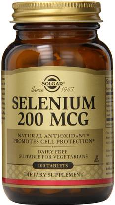Solgar Selenium - 200 mcg - 100 Tablets