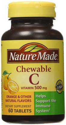 Nature Made Chewable Vitamin C 500 mg 60 Tablets