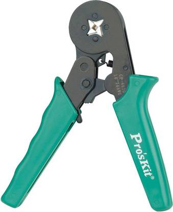 Proskit CP-462G Wire Ferrule Crimp Tool-Square Crimp (175mm) Manual Crimper