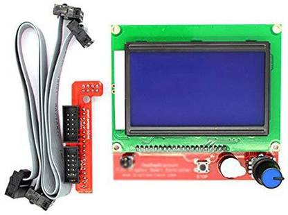 arduino M435 3D printer smart controller RAMPS 1.4 LCD 12864 control panel blue screen Display Lights Electronic Hobby Kit