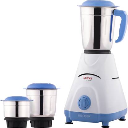 SURYA 3 Jar 500 W Mixer Grinder