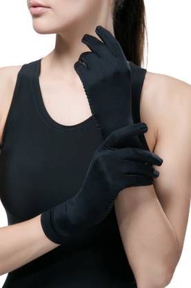 Clarastar Full Finger Copper Gloves Wrist Brace for Arthritis Carpal Tunnel Computer Typing Gym & Fitness Gloves