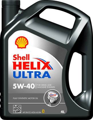 Shell Helix Ultra 5W-40 API SN Engine Oil Shell Helix Ultra 5W-40 API SN Engine Oil (4 L) Synthetic Blend Engine Oil