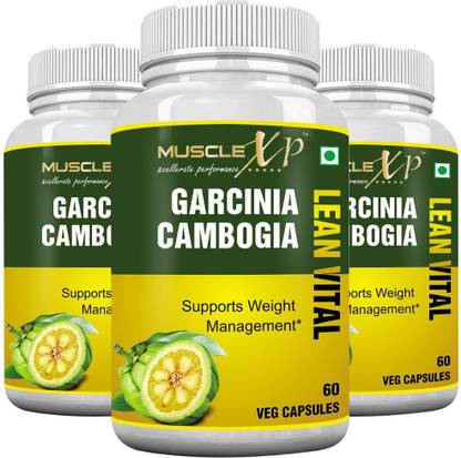 MuscleXP Garcinia Cambogia Lean Vital 500mg (Pack Of 3)