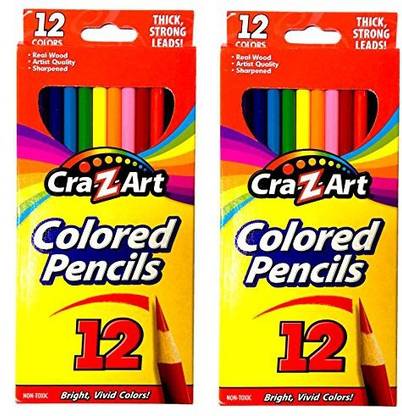 Cra-Z-Art Cra-Z-art Colored Pencils, 12 Count (2 pack)