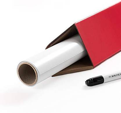 Writey Board Writeyboard Best Self-Adhesive Dry Erase Whiteboard Removable Vinyl Wall Paper, Matte White, 4x8 Feet