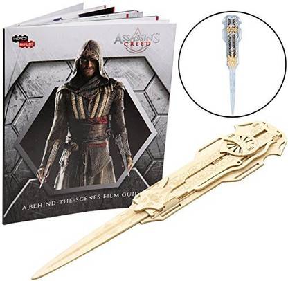 Incredibuilds Assassins Creed Book and Hidden Blade 3D Wood Model Kit - Build, Paint and Collect Your Own Wooden Model - Great for Kids and Ad