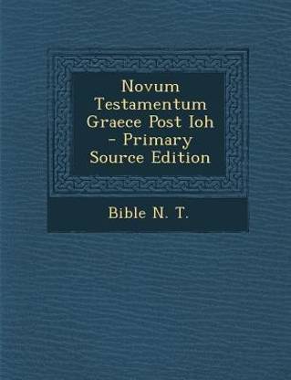 Novum Testamentum Graece Post Ioh