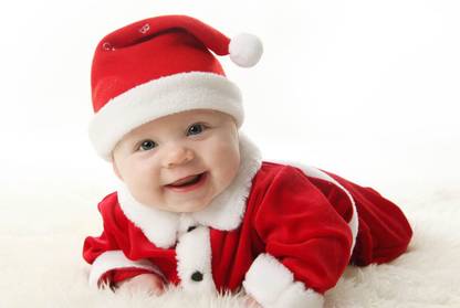 25 December baby Christmas Photographic Paper