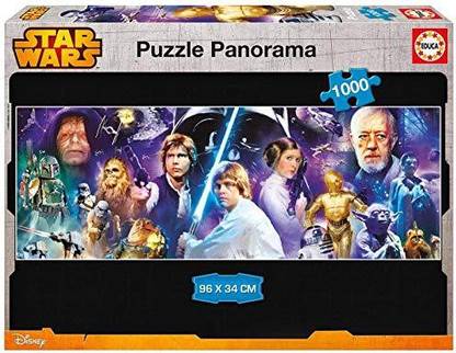 DISNEY x Star Wars Puzzle Panorama 1000 Piece Premium Jigsaw Puzzle EDU 96x34 bottom