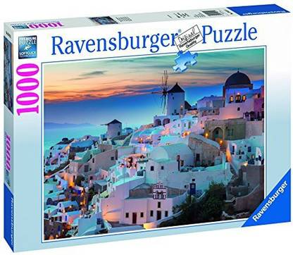 RAVENSBURGER Santorini Greece Jigsaw Puzzle (1000 Piece)