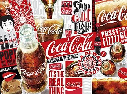 Buffalo Games Coca-Cola The Real Thing 1000 Piece Jigsaw Puzzle