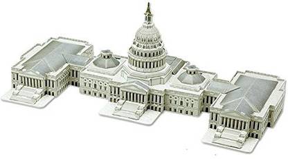 Cubicfun 3D Puzzle Teaches the HistoryArchitectural Design and Government Workings Associated with the Capitol Hill Building in Washing