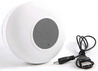 JIE WIRELESS PORTABLE SPEAKER MINI BTS6 SHOWER WHITE-176 3 W Bluetooth Speaker