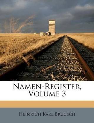 Namen-Register, Volume 3