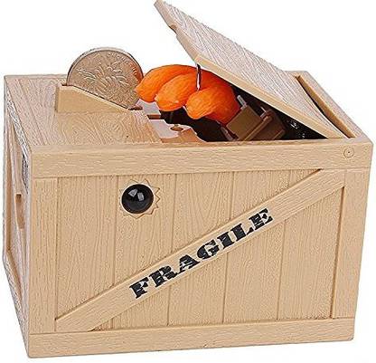 Genrc Lhj Horror Halloween Cute Cat In The Box Coin Piggy Bank Paw Hand Automatic Stealing Money Saving Box , Hand Cat In The Box Coin Bank Piggy Bank Coin Bank