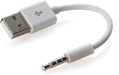 Cellphonez AUX Cable 0.2 m USB To AUX Data Sync Charge Cable For iPod Shuffle 3rd / 4th / 5th Generation