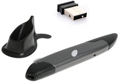 TASLAR Wireless Optical Pen Mouse, Mice 2.4GHz with USB Receiver for Web Scrolling PC Computer Laptop Notebook Mac book Touch Pen Mouse,(Black)