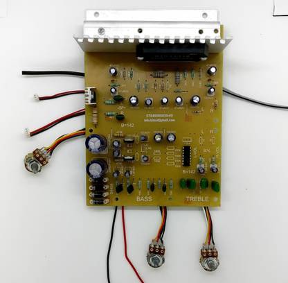 TECH AND TRADE 450 WATTS DIY STK 4141 based STEREO AUDIO AMPLIFIER BOARD BLUETOOTH MODULE CARD KIT (BETTER THAN 4440 IC, 2n3055 Sound Recorder and Sound Circuit Electronic Hobby Kit