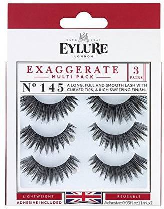 Eylure Exaggerate Eyelash Multipack 3 Count