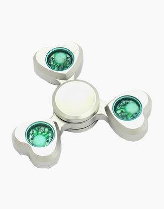 OWO Stylish Heart Shape With Lighting Metal Fidget Spinner Toy