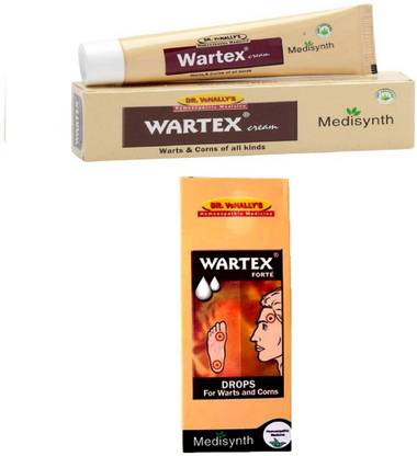 MEDISYNTH wartex drops and wartex cream