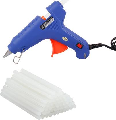 Wadro Glun Blue 100w 100 Watt Hot Melt Glue Gun Free 30 Glue Sticks High Temperature Corded Glue Gun