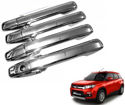 AuTO ADDiCT Car Chrome Handles for Vitara Brezza Door Handle Latch