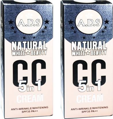 ads Natural White Skin Beauty 5in1 CC Cream-A1678-02 Pack of 2