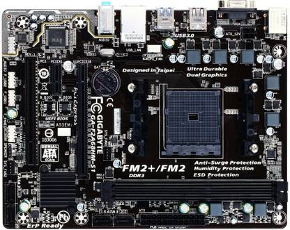 GIGABYTE GA-F2A68HM-S1 FM2+Socket Micro-ATX AMD A55 Chipset DDR3 Motherboard for Desktop
