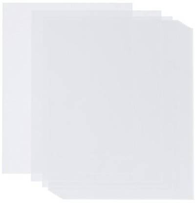 Genrc 100 Sheets Pack Vellum Paper Value Pack - White Translucent Sketching and Tracing Paper - 8.5 x 11 Inches - Traditional Comic Drawing Animation Paper - 100 Pieces