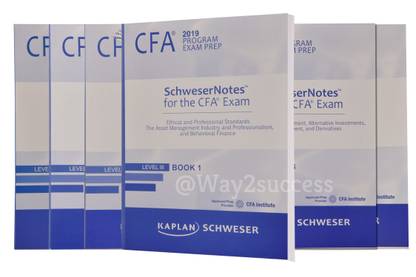 2019 CFA Level 3 set (5 books + 1 practice book)