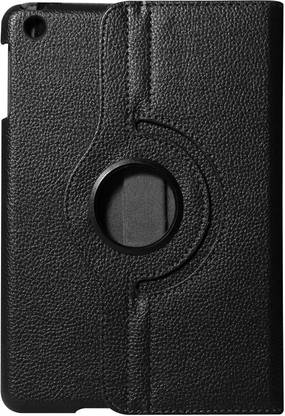 RKANDROID Flip Cover for Apple iPad Air 2 - 9.7 inch (A1566 & A1567) Smart Flip Cover Case PU Leather (Matt Black)