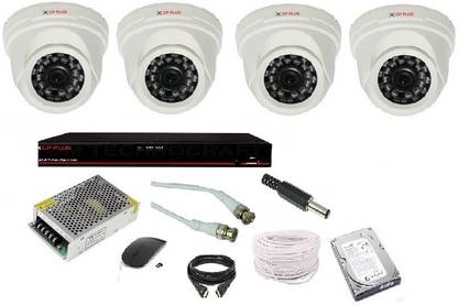 CP PLUS . 2.4 MP 4 DOME 4 CHANNEL DVR 1 GB HARD DISK (WD and SEAGET) Security Camera