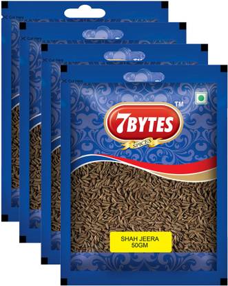 7BYTES Shah Jeera- 50 Gram, Pack of 4