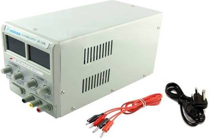 DHRUV-PRO DAZHENG PS-305D 30V/5A dc output Adjustable Variable power supply 150-W Simple Precision Digital Regulated 150 Watts Computer PSU with 2 SATA Cables