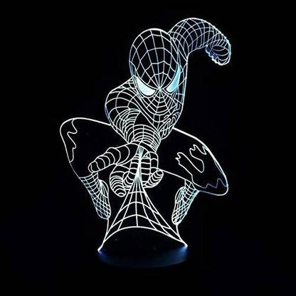 S & S 3D Creative Visualization LED Night Lamp - Plug Base with Button Control Switch ,Cool & Safe Light for Everyone with a enough height of 20 C.M Night Lamp