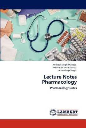 Lecture Notes Pharmacology