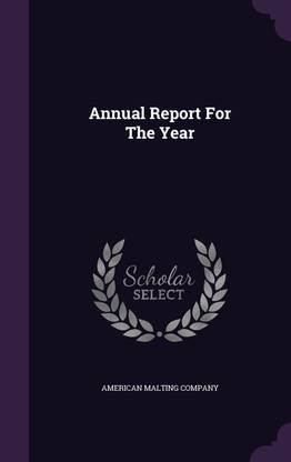 Annual Report for the Year