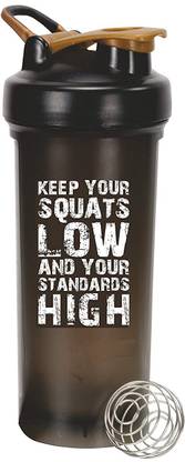 VOLCO 1 Ltr Protein Shaker, Water Bottle for Sports, Fitness, Exercise, Gym, Daily Use 1000 ml Shaker