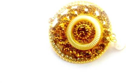 Jaipuriya Jaipuriyagold Designer Latest Fancy Sari Pin/Saree Pin/Jaipuriya Pin Brooch (Golden) Brooch