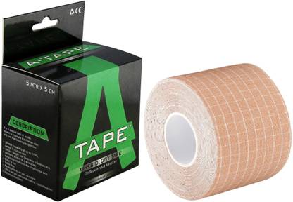 A-TAPE Gold Kinesiology Tape with Grid Lines - Waterproof | Kinesiology Tape