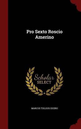Pro Sexto Roscio Amerino
