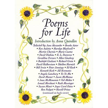 Poems for Life  - Famous People Select Their Favorite Poem and Say Why It Inspires Them
