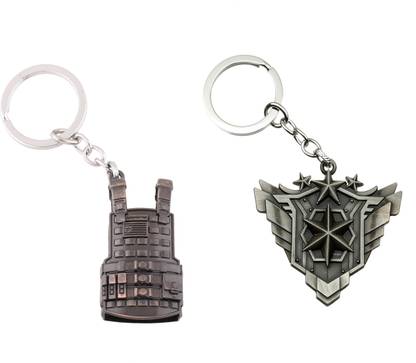 AVI PUBG FPS Game Playerunknowns Battlegrounds Armor Shield Jacket and PUBG Armor shield( 2 Pcs) Key Chain