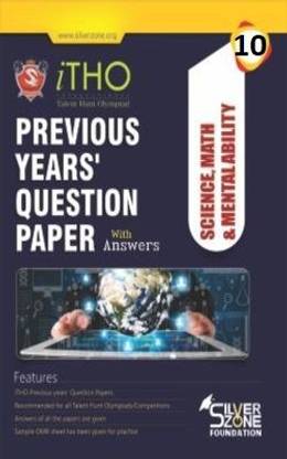 Silver Zone Olympiad Books Talent Hunt ITHO Previous Year Question Papers Book Class 10